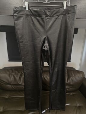 a new day Black Faux Leather Leggings